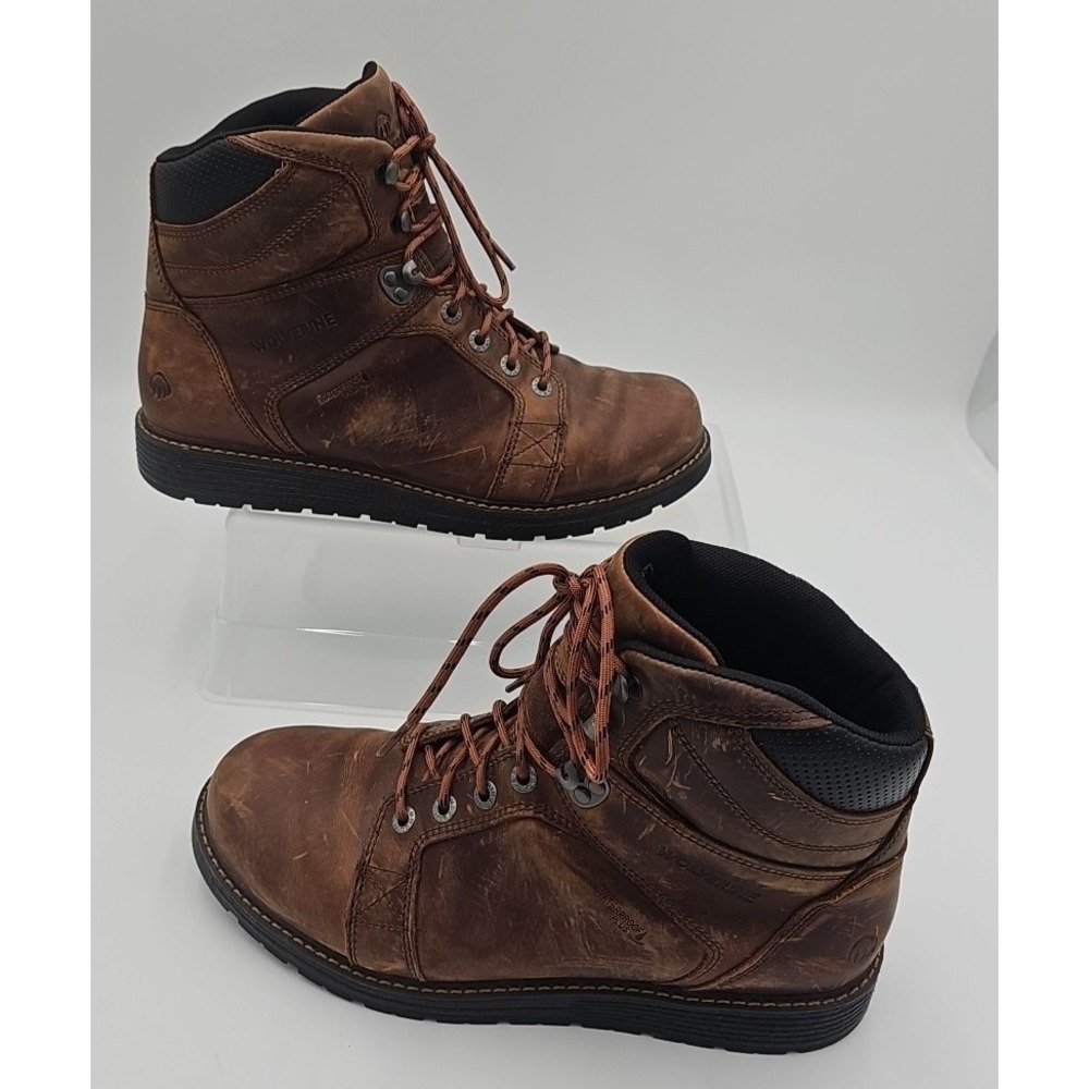 Wolverine Hellcat Ultraspring Wedge W880184 Men's US 12 M Boots‎ Brown Leather